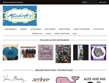 Tablet Screenshot of micheles-boutique.com